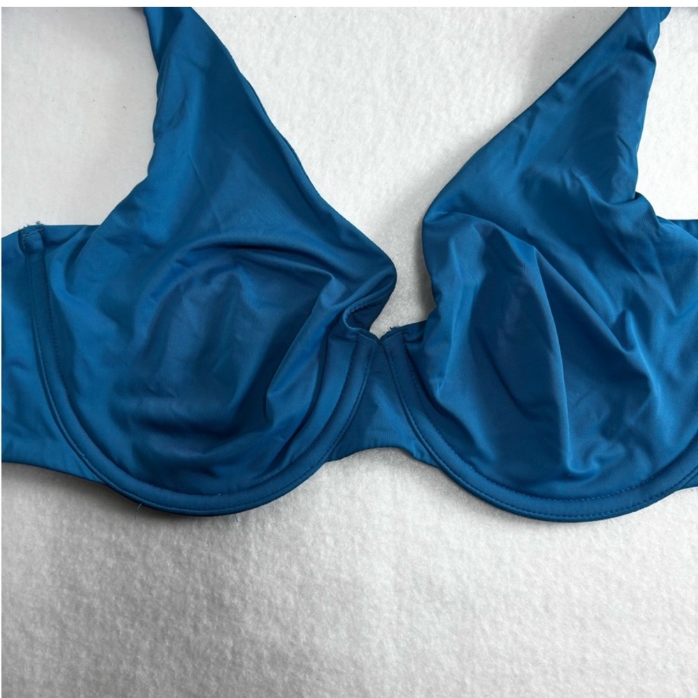 ThirdLove 24/7 Unlined Underwire Bra Teal Blue 32D Adjustable Straps